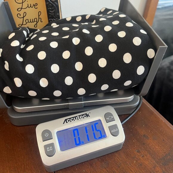 WOosea Dress Small Black White Polka Dot Surplice Babydoll Maxi Retro NEW 16797 - Picture 11 of 11